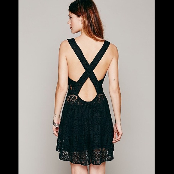 💜bundled Free People Dani slip by Zinke in black - Picture 3 of 4