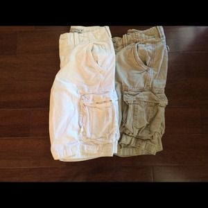 American Eagle  cargo shorts.