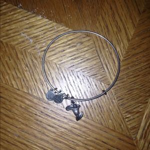 Silver Calla Lily Alex and Ani Bracelet