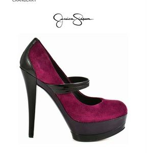 Jessica Simpson Cranberry Cheetah Pumps
