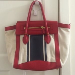 J. Crew canvas tillary tote