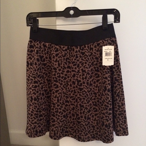Sanctuary clothing leopard skirt
