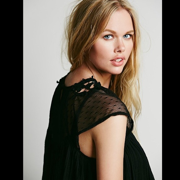 💜bundled Free People Stars Align Top in black - Picture 4 of 4