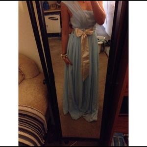 Light blue prom dress!