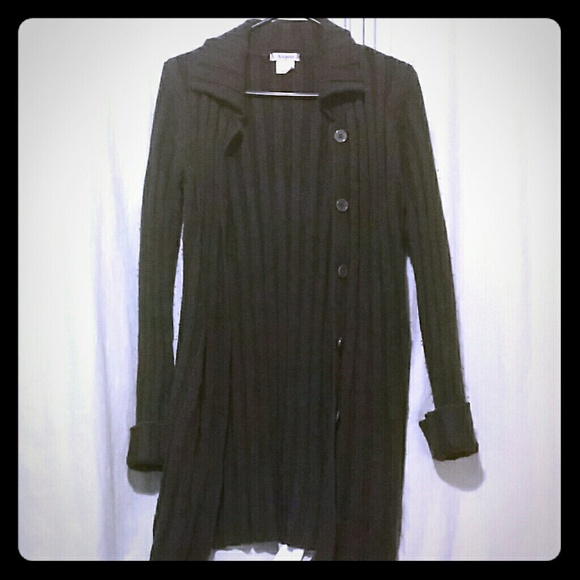 Espresso brown long sweater