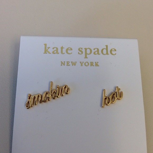 Kate Spade smokin hot earrings