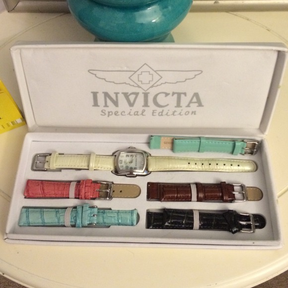 Invicta Genuine Leather interchangeable Watch