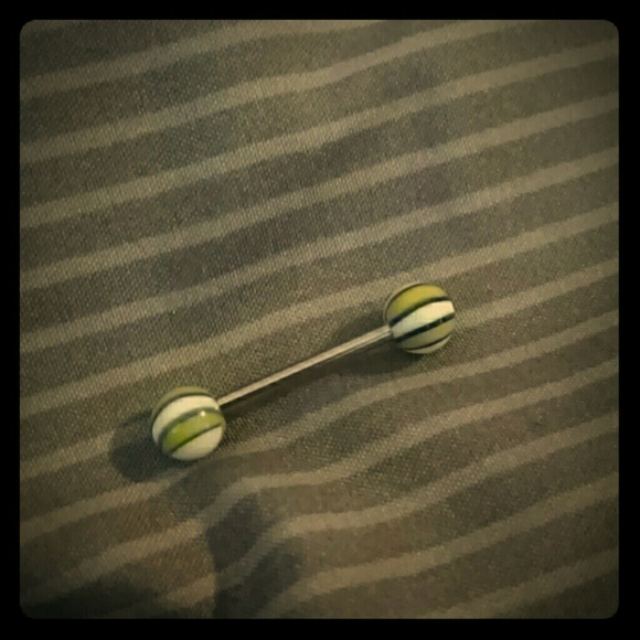Tongue ring.