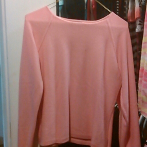Pink cashmere sweater