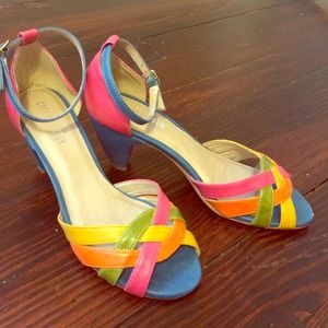 Fantastic multi-colored Nirvana heels!