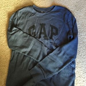 Men's thermal long sleeved tshirt. Large