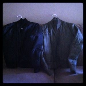 Two quilted bomber jackets Bundle deal!!