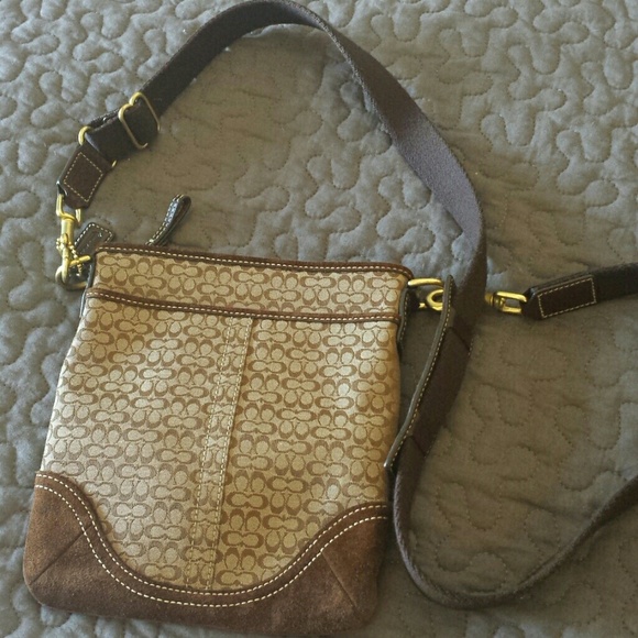 Coach cross body purse
