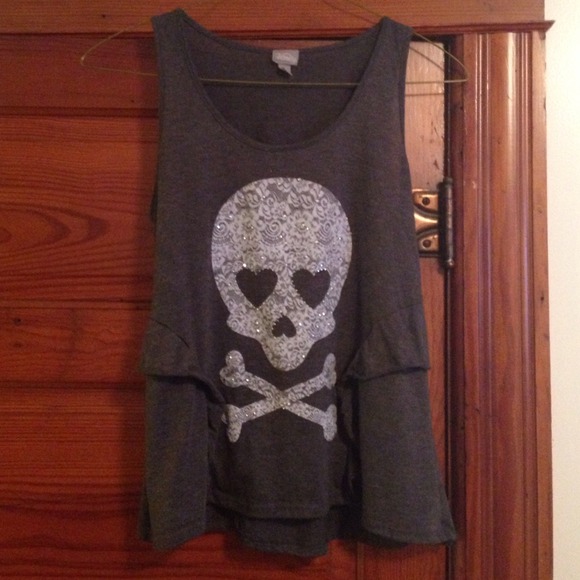 Super cute skull tank from Vanity!