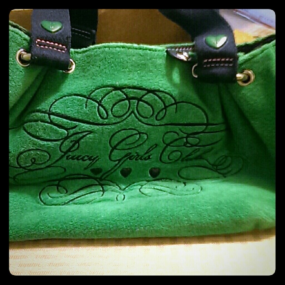 Green Juicy girls club bag.