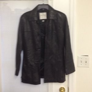 Andrew Marc Black Leather Jacket