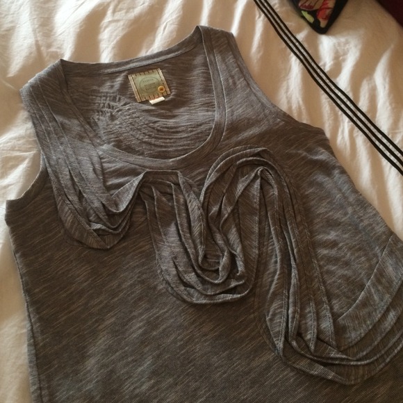 Blue/white Anthropologie top
