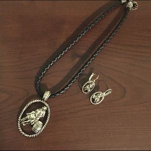 Barrel racing jewelry set