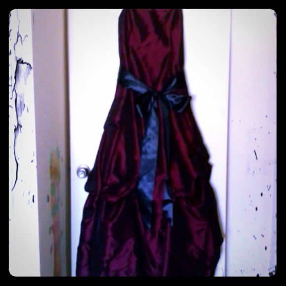 Beautiful Maroon Ball Gown