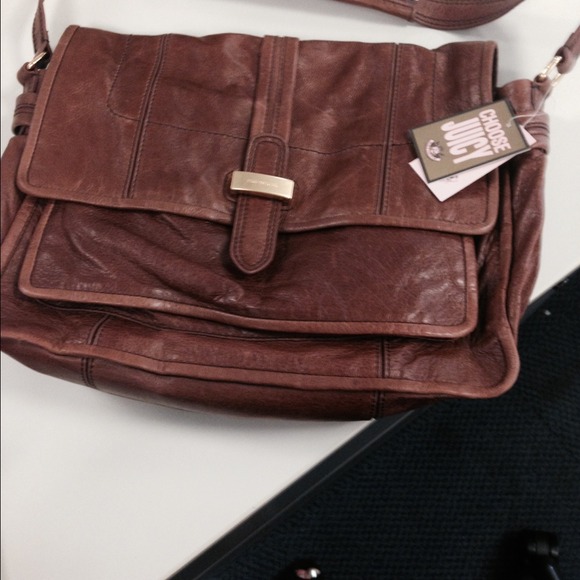 Juicy Brown leather bag