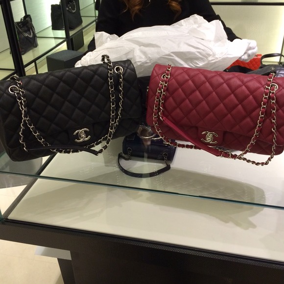 Not4sale-brand new dark pink/red Chanel in jumbo