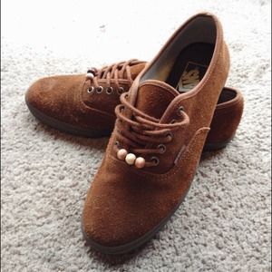 Brown suede Vans