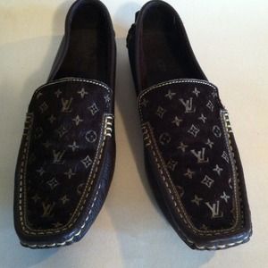 Louis Vuitton mocassin leather brown size 6 NWT