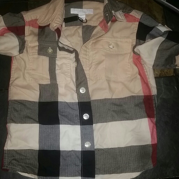 Toddler Burberry Button Down