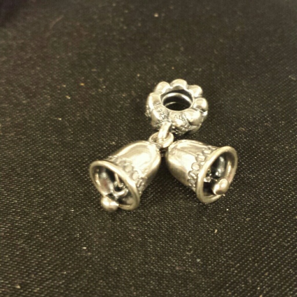 Pandora Silver Bells charm
