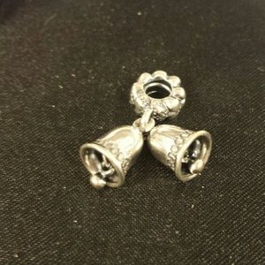 Pandora Silver Bells charm