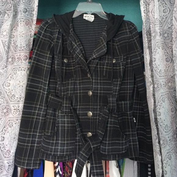 Plaid fall jacket