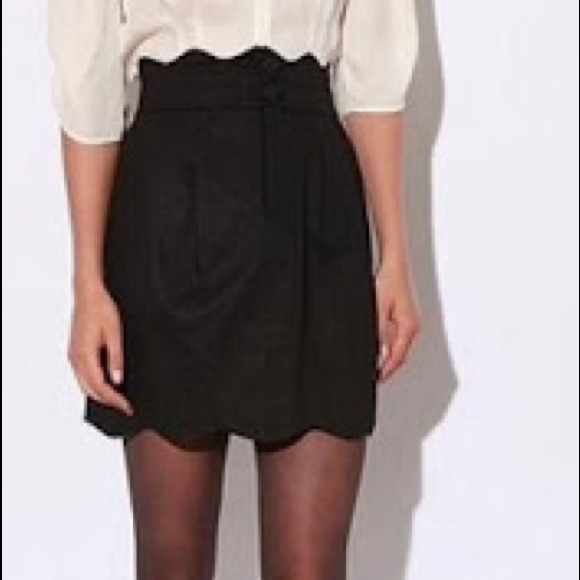 Kimchi Blue scalloped skirt