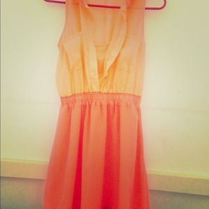 Peachy dress