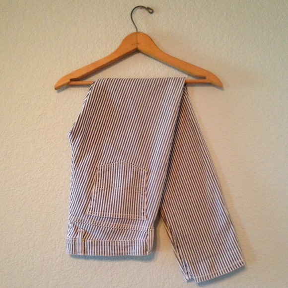 Lucky Brand Charlie Skinny in Seersucker!