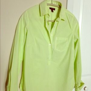 JCrew New Lime Green shirt!!