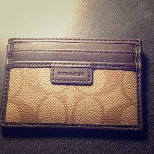 NWT Authentic Coach Card Holder!