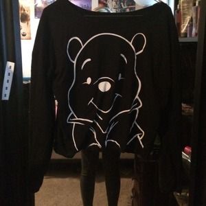 Black "Whinnie the Pooh" long sleeve