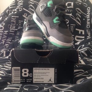 Toddler Jordans  Glow in the dark 4s