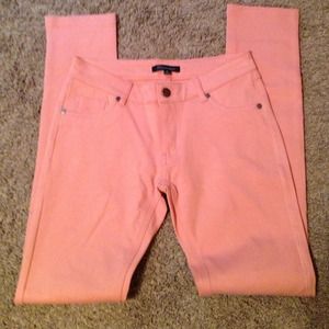 Peach jeggings