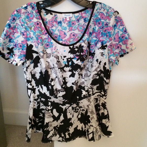 Marabelle peplum style top