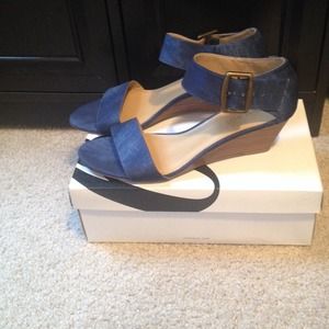 Nine West Denim Blue Sandals...Brand New!