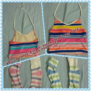 Bathing top and socks!