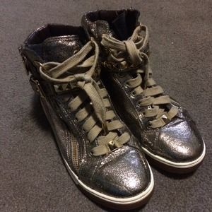 High top Michael Kors Metallic Sneakers
