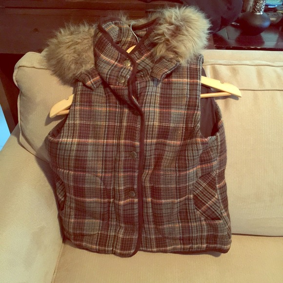 Plaid vest
