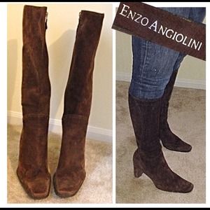 Enzo Angiolini Tall Suede Boots
