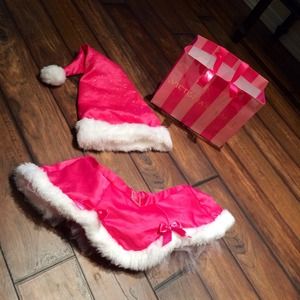 Victoria's Secret pink Santa / Christmas costume