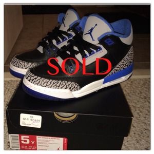 Air Jordan 3s Retro "SportBlue"