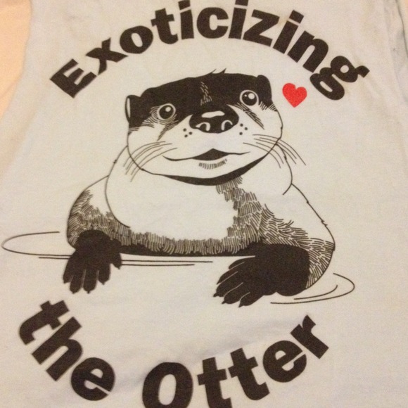 American apparel otter muscle T