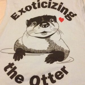 American apparel otter muscle T