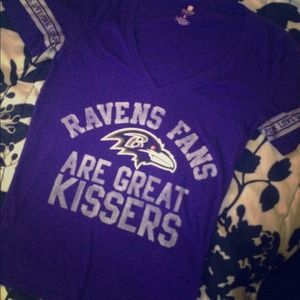 VS Pink Ravens V Neck